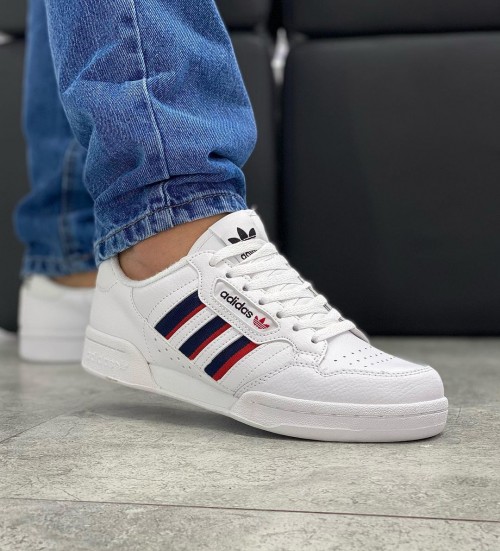 Adidas Continental 80 Stripes WHITE & COLLEGIA – Brand Shoe Factory