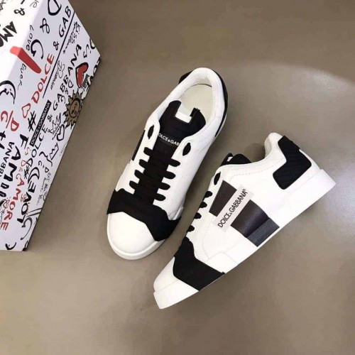 DOLCE GABBANA LOGO LOW TOP SNEAKERS – Brand Shoe Factory
