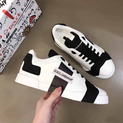 DOLCE GABBANA LOGO LOW TOP SNEAKERS – Brand Shoe Factory