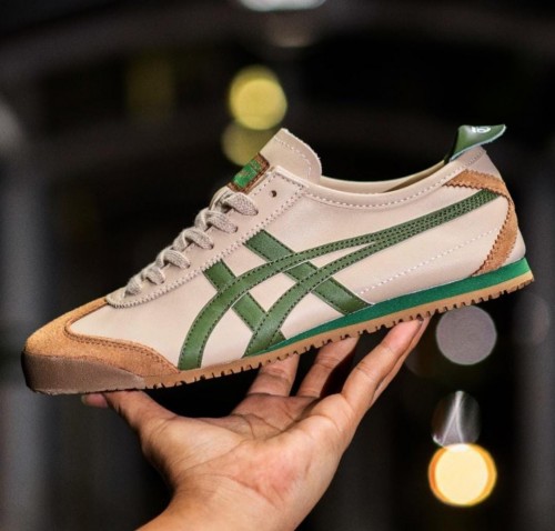 Onitsuka tiger mexico 66 beige green discount