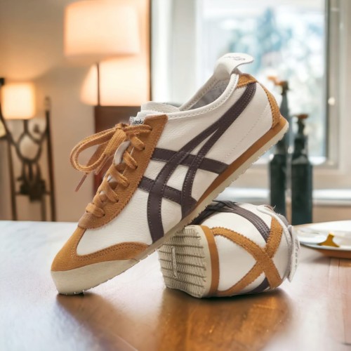 Onitsuka Tiger Sneakers Mexico 66 Cream/Licorice Brown – Brand Shoe Factory